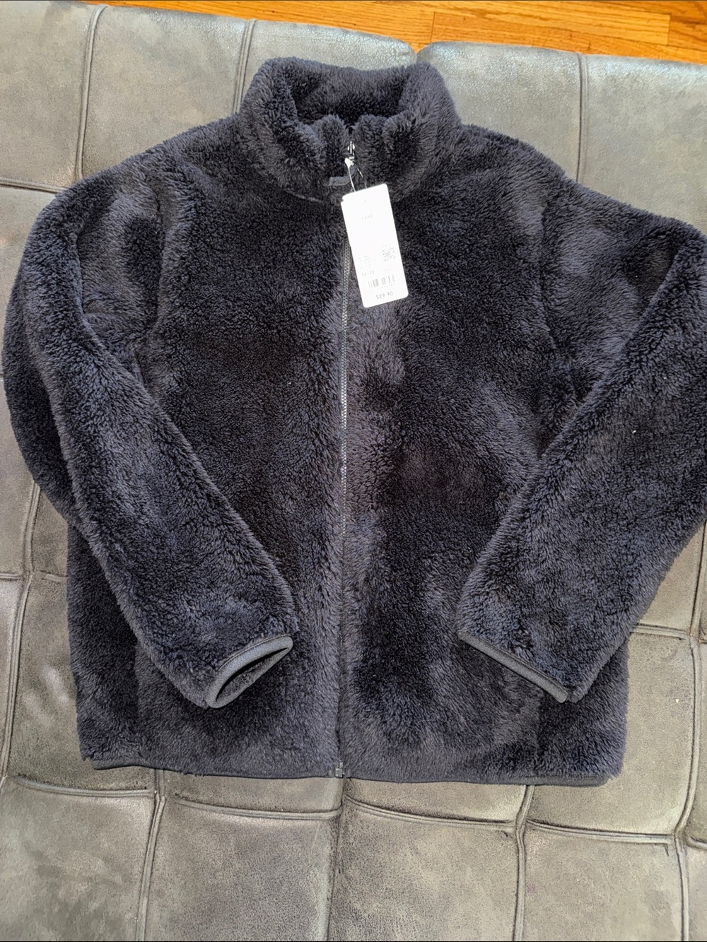 Uniqlo Black Plush Jacket